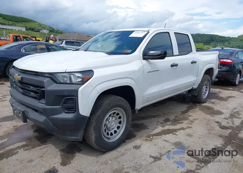 2024 Chevrolet Colorado 2Wd Wt из США, поврежденный, VIN 1GCPSBEK0R1117857